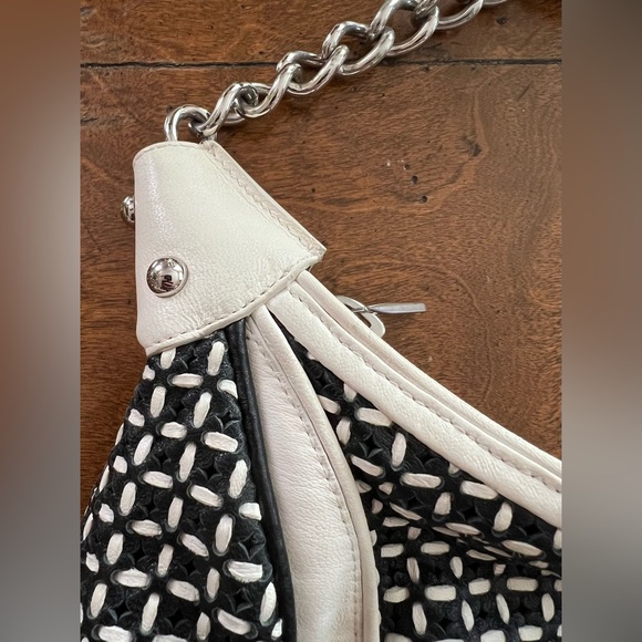 Zac Posen Italy woven leather purse handbag - Picture 5 of 16